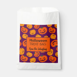 Canvas tas voor aangepaste behandeling van hallowe bedankzakje