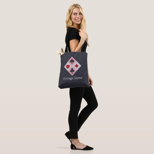 Canvas tas voor  afspeelkaarten (Op model)