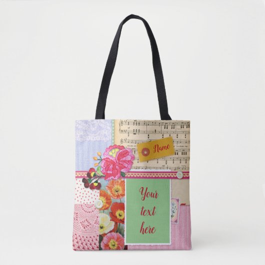 Canvas tas voor ambachtelijke benodigdheden -  col (Voorkant)