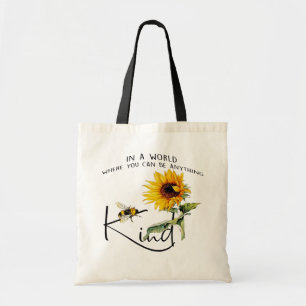 Canvas tas voor bijenbloem