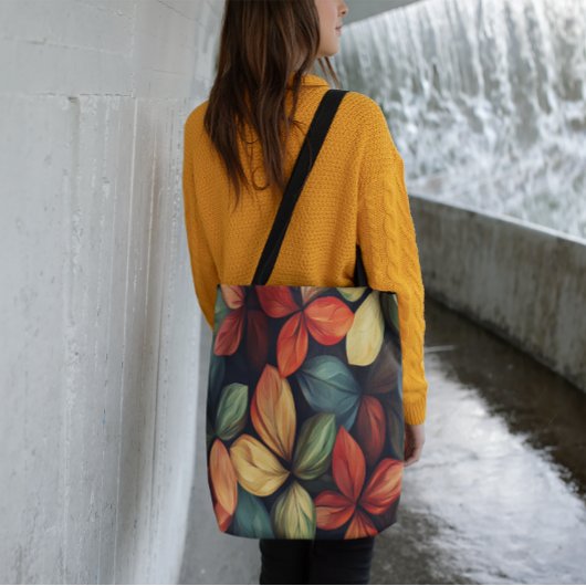 Canvas tas voor bloemblaadjes