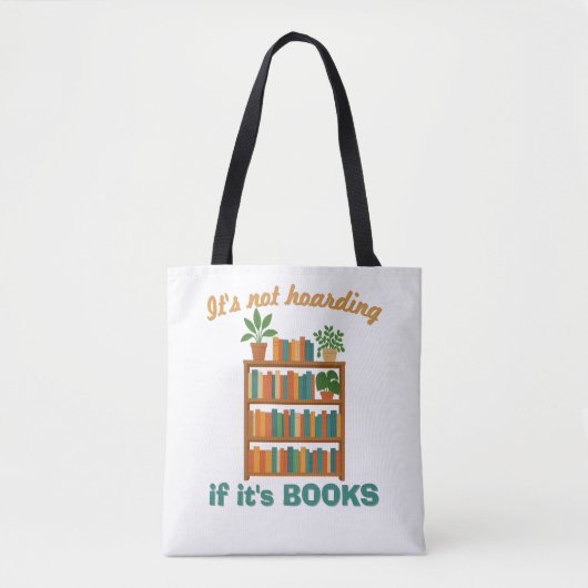 Canvas tas voor boekenliefhebbers (Voorkant)