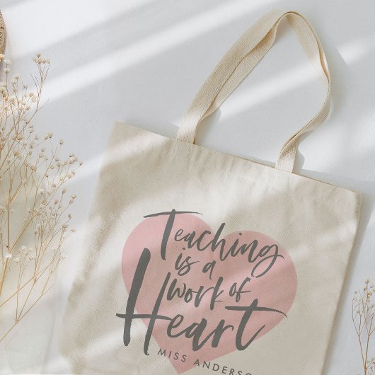 Canvas tas voor cadeau aan leraar