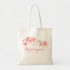 Canvas tas voor de roze kerry blossom bridesmaid b