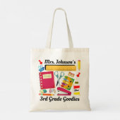 canvas tas voor de verstrekking van schoolbenodigd (Achterkant)