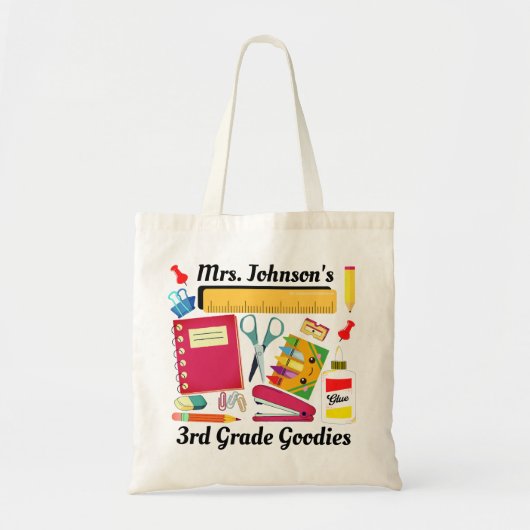 canvas tas voor de verstrekking van schoolbenodigd (Voorkant)