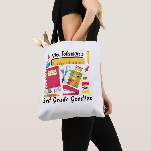 canvas tas voor de verstrekking van schoolbenodigd (Dichtbij)