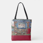 Canvas tas voor de Waterverf van Kustijs Cream Sho (Achterkant)