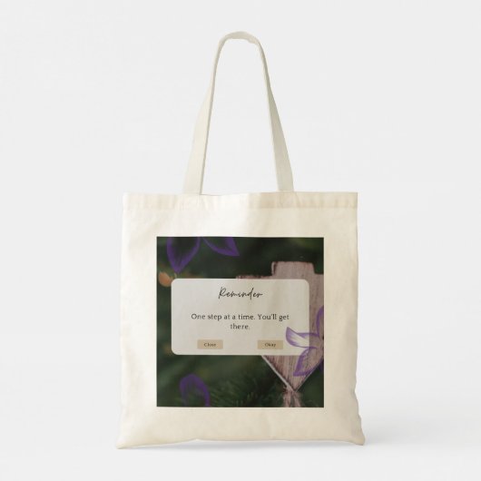 Canvas tas voor elke dag (Achterkant)