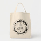 Canvas tas voor evenredige vertegenwoordiging (Voorkant)