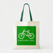 Canvas tas voor fietsenliefhebbers (Voorkant)