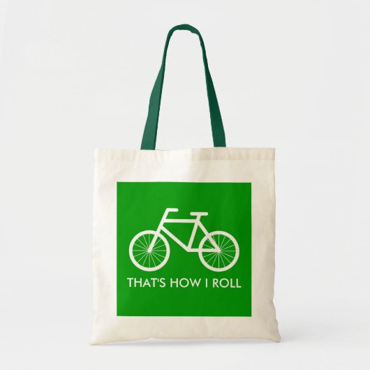 Canvas tas voor fietsenliefhebbers (Voorkant)