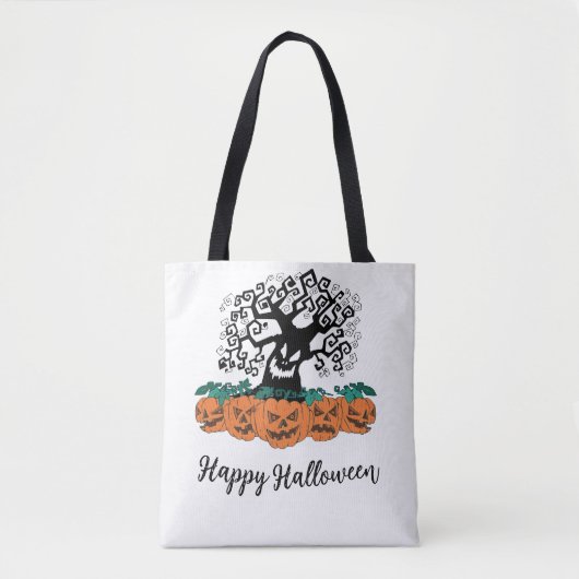 Canvas tas voor Halloween (Voorkant)