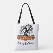Canvas tas voor Halloween (Achterkant)
