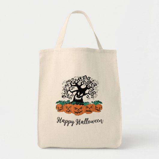 Canvas tas voor Halloween (Voorkant)