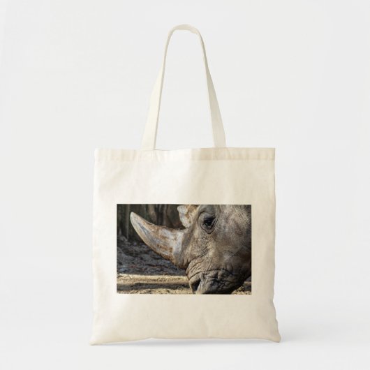 Canvas tas voor het behoud van de neushoorn (Voorkant)