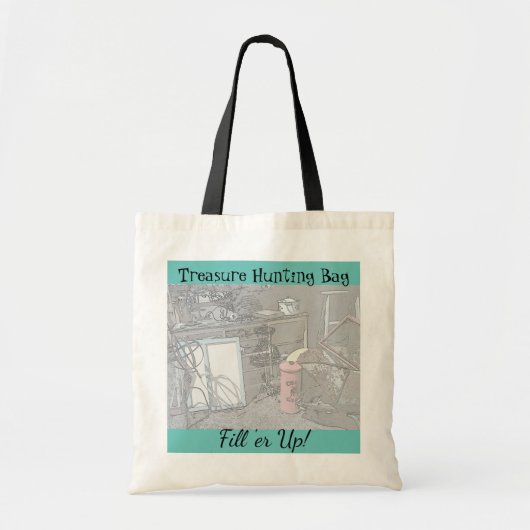 Canvas tas voor het ontginnen van beton (Voorkant)