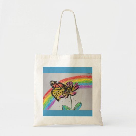 Canvas tas voor het schilderen van regenboogmonoar (Voorkant)