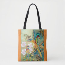 canvas tas voor het schilderen van vogels en bijen