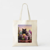 Canvas tas voor kattenliefhebbers (Achterkant)