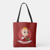 Canvas tas voor kerstbaby (Achterkant)