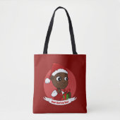 Canvas tas voor kerstbaby (Voorkant)