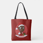Canvas tas voor kerstbaby (Achterkant)