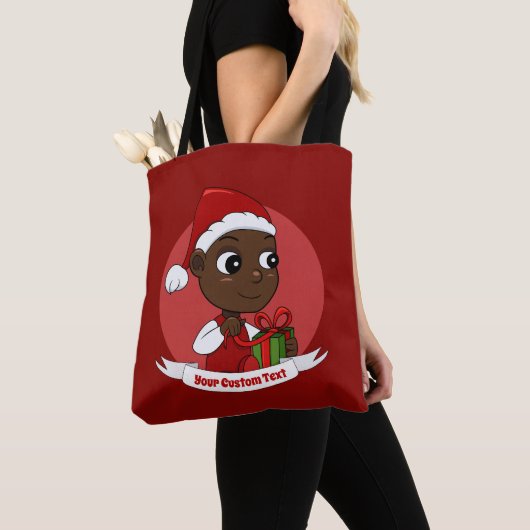 Canvas tas voor kerstbaby (Dichtbij)