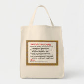 Canvas tas voor kerstgebak (Donald Trump) (Voorkant)