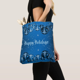 Canvas tas voor kerstmarinesblauw Vakantie