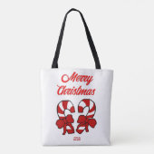 Canvas tas voor kerstsnoepjes, alles-over-druk (Achterkant)