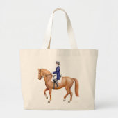 Canvas tas voor klassieke dressage-paarden (Voorkant)