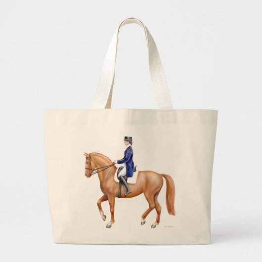 Canvas tas voor klassieke dressage-paarden (Voorkant)