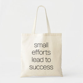 Canvas tas voor kleine inspanningen