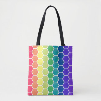 canvas tas voor kleurverzamelaarhexagons