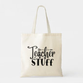 Canvas tas voor leerkrachten Stuff (Achterkant)