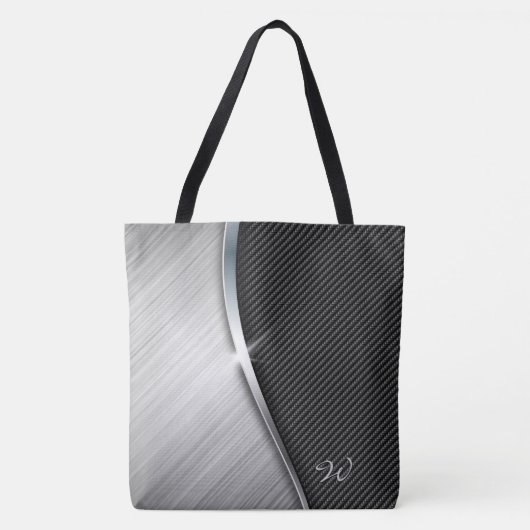Canvas tas voor multiprintweergave van koolstofvez (Voorkant)