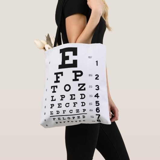 Canvas tas voor oogopslag Optometrist (Dichtbij)