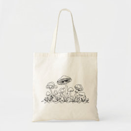 Canvas tas voor paddenstoelen