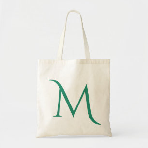 Canvas tas voor persoonlijk Initiaal Letter-monogr