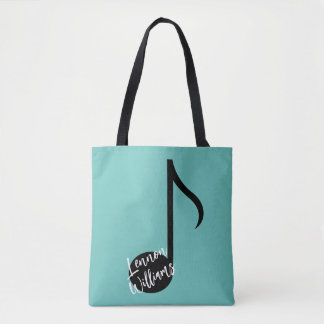 Canvas tas voor persoonlijke muzieknotitie