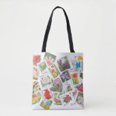 Canvas tas voor postzegelzegels (Voorkant)