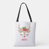 Canvas tas voor speciale kerstrenrendieren voor me (Achterkant)