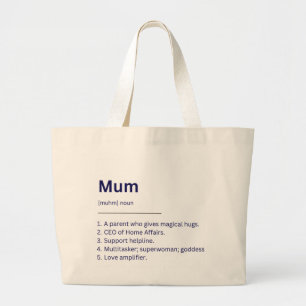 Canvas tas voor supermoeders.