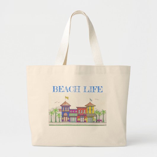 Canvas tas voor tropische winkels (Voorkant)
