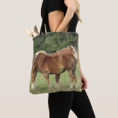 Canvas tas voor twee paardenpest (Dichtbij)