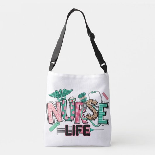 Canvas tas voor verpleegkunde (Achterkant)