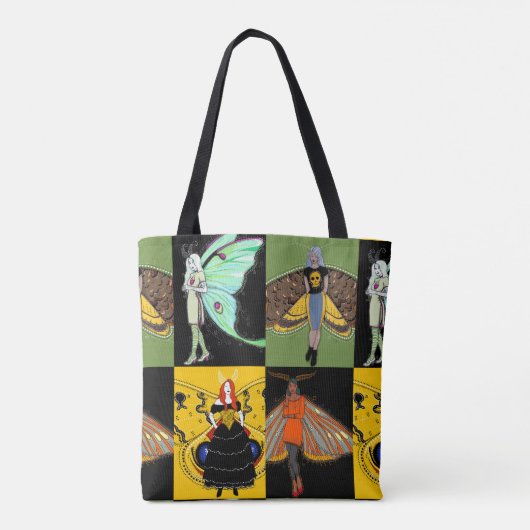 Canvas tas voor vetgedrukte maffia's (Achterkant)