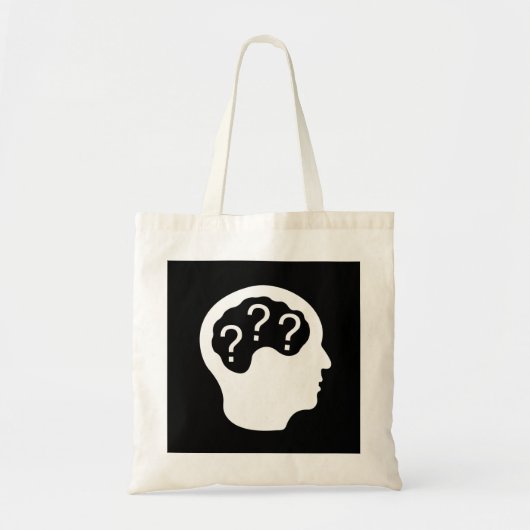 Canvas tas voor vragen (Voorkant)