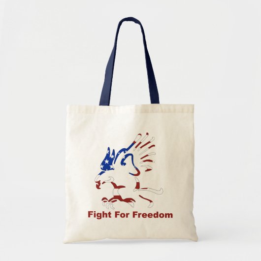 Canvas tas voor vrijheidsadelaars (Voorkant)